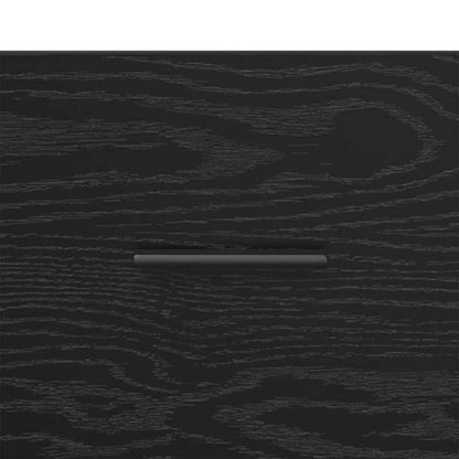 Bedside Cabinet Black oak 35 x 35 x 20 cm Engineered wood