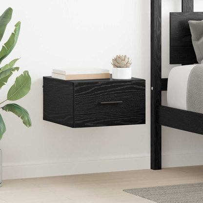 Bedside Cabinet Black oak 35 x 35 x 20 cm Engineered wood