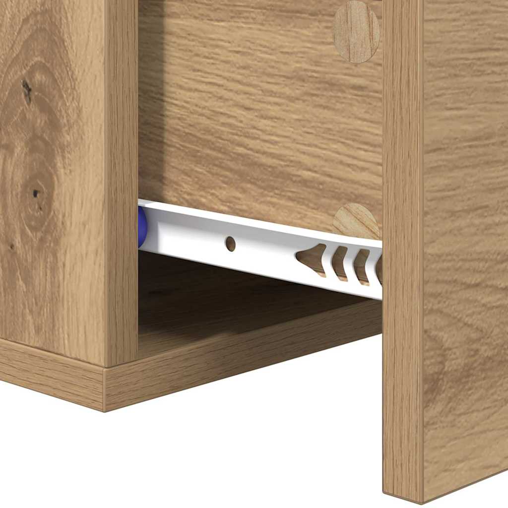 Bedside Cabinet Artisan oak 35 x 35 x 20 cm Engineered wood