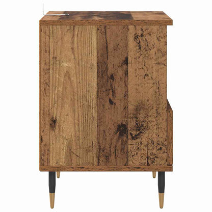 Bedside Cabinet Old wood 40 x 35 x 50 cm Engineered Wood