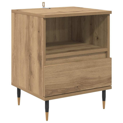 Bedside Cabinet Artisan oak 40 x 35 x 50 cm Engineered Wood