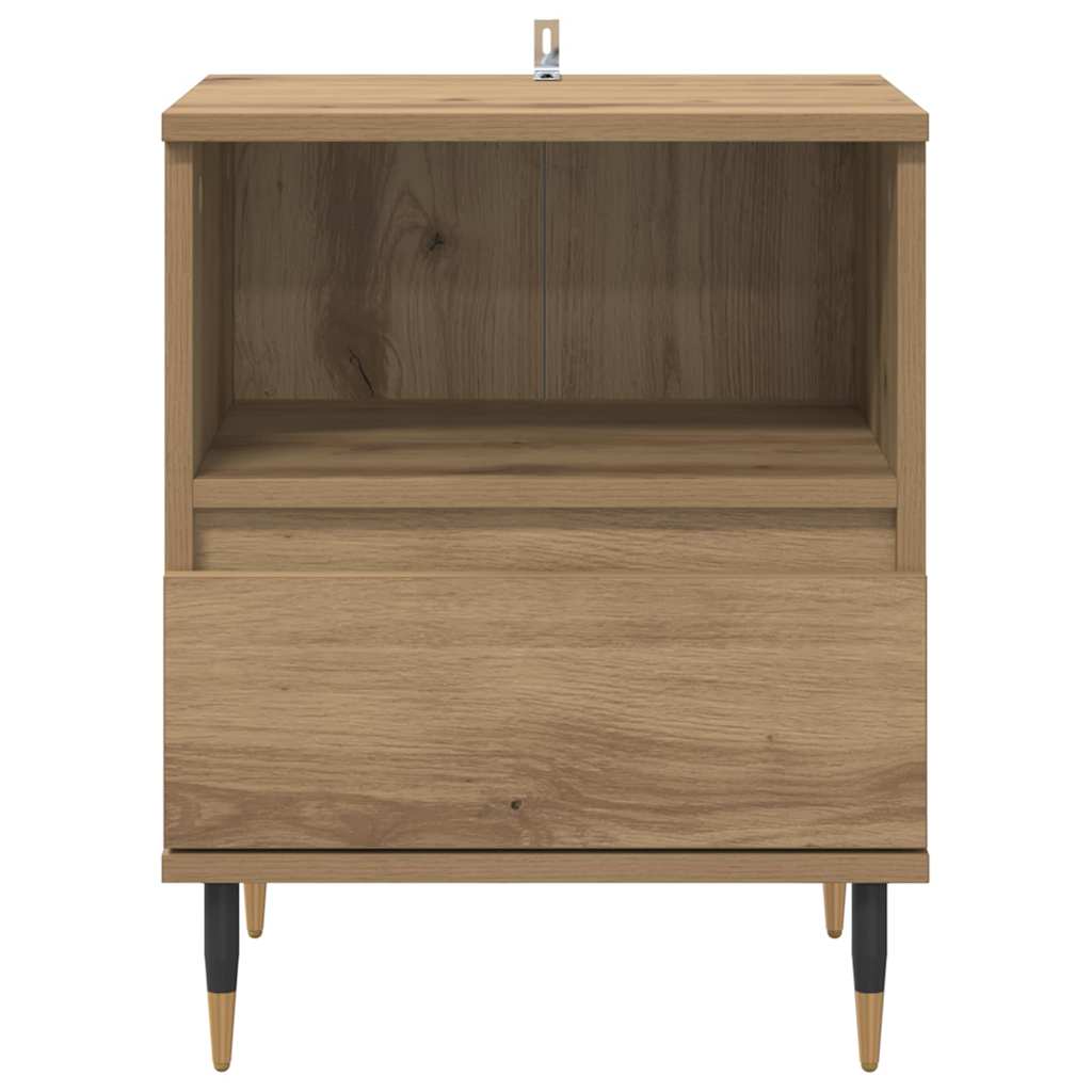 Bedside Cabinet Artisan oak 40 x 35 x 50 cm Engineered Wood