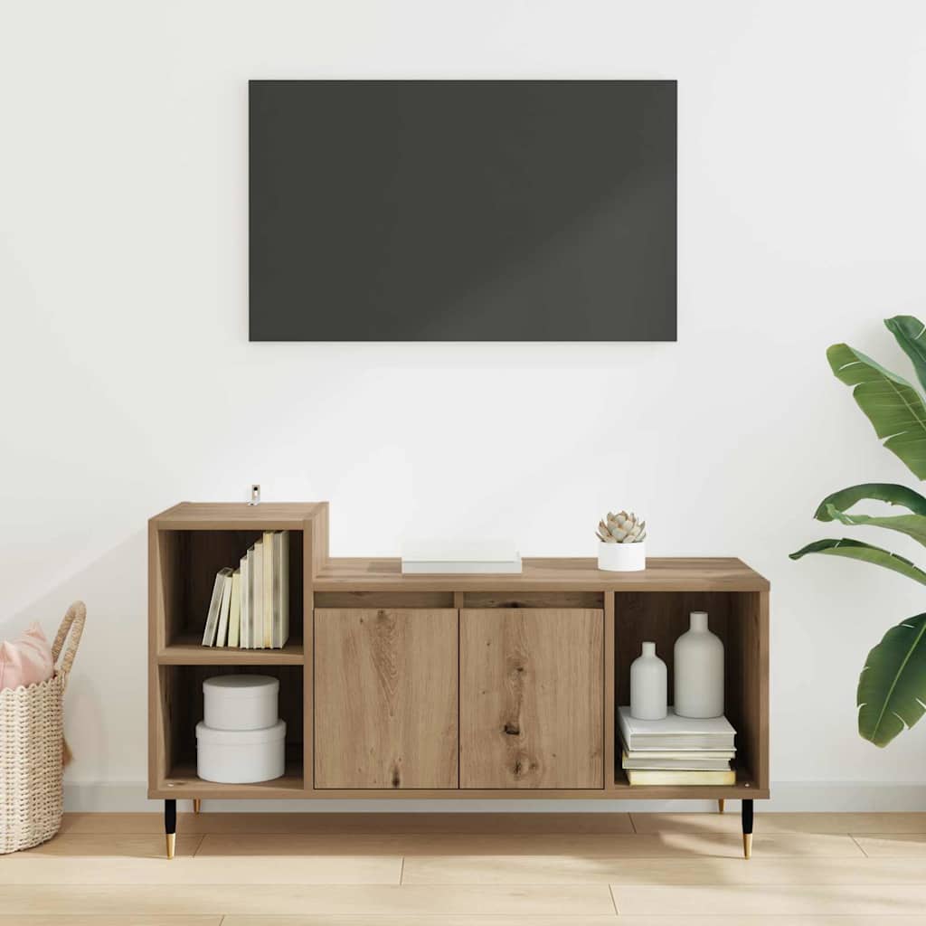 TV Cabinet Artisan Oak 100 x 35 x 55 cm Engineered Wood