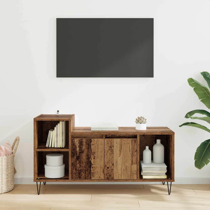 TV Cabinet Old Wood 100 x 35 x 55 cm Engineered Wood