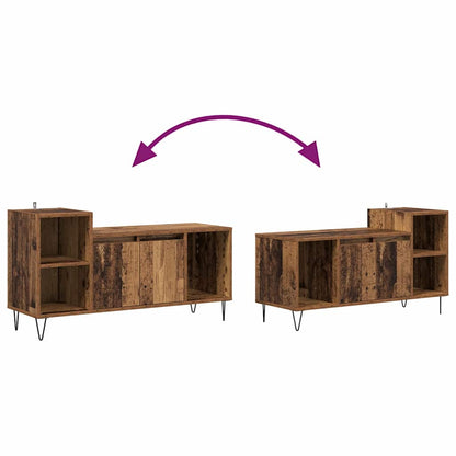 TV Cabinet Old Wood 100 x 35 x 55 cm Engineered Wood