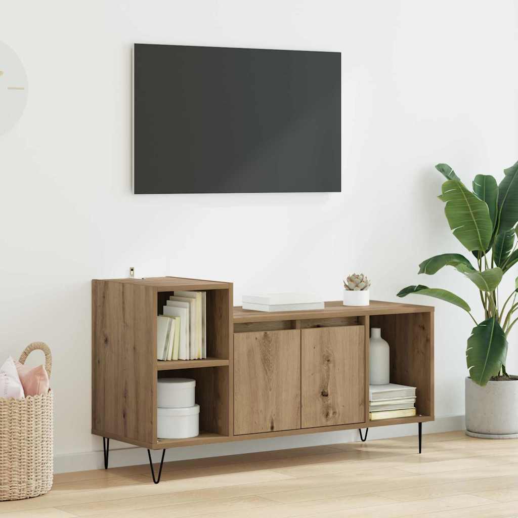 TV Cabinet Artisan Oak 100 x 35 x 55 cm Engineered Wood