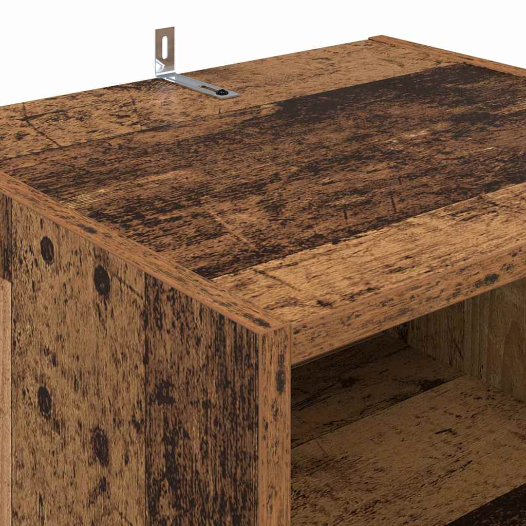 TV Cabinet Old Wood 160 x 35 x 55 cm Engineered Wood