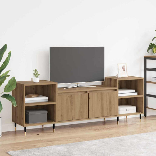TV Cabinet Artisan Oak 160 x 35 x 55 cm Engineered Wood