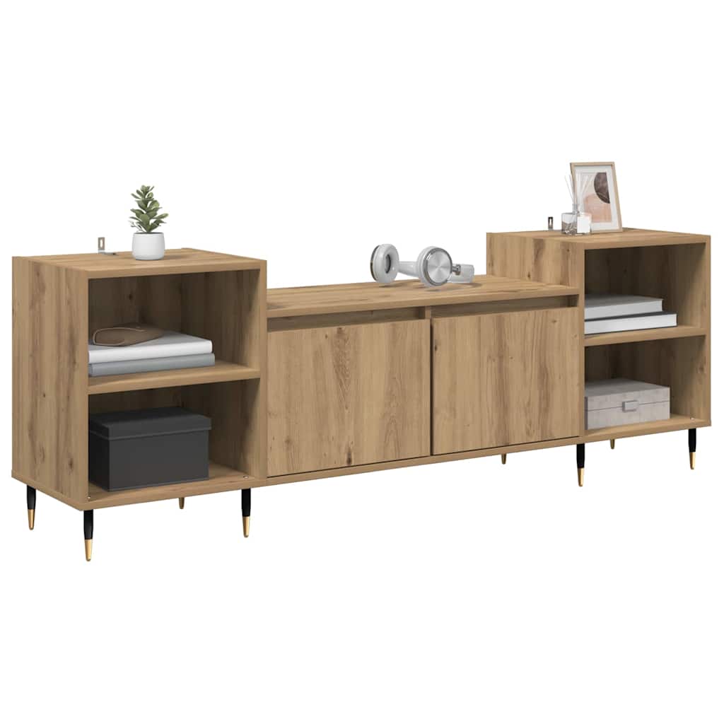 TV Cabinet Artisan Oak 160 x 35 x 55 cm Engineered Wood
