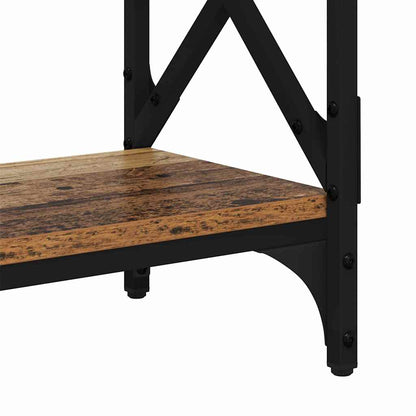 Console Table Old Wood 100 x 28 x 80.5 cm Engineered Wood