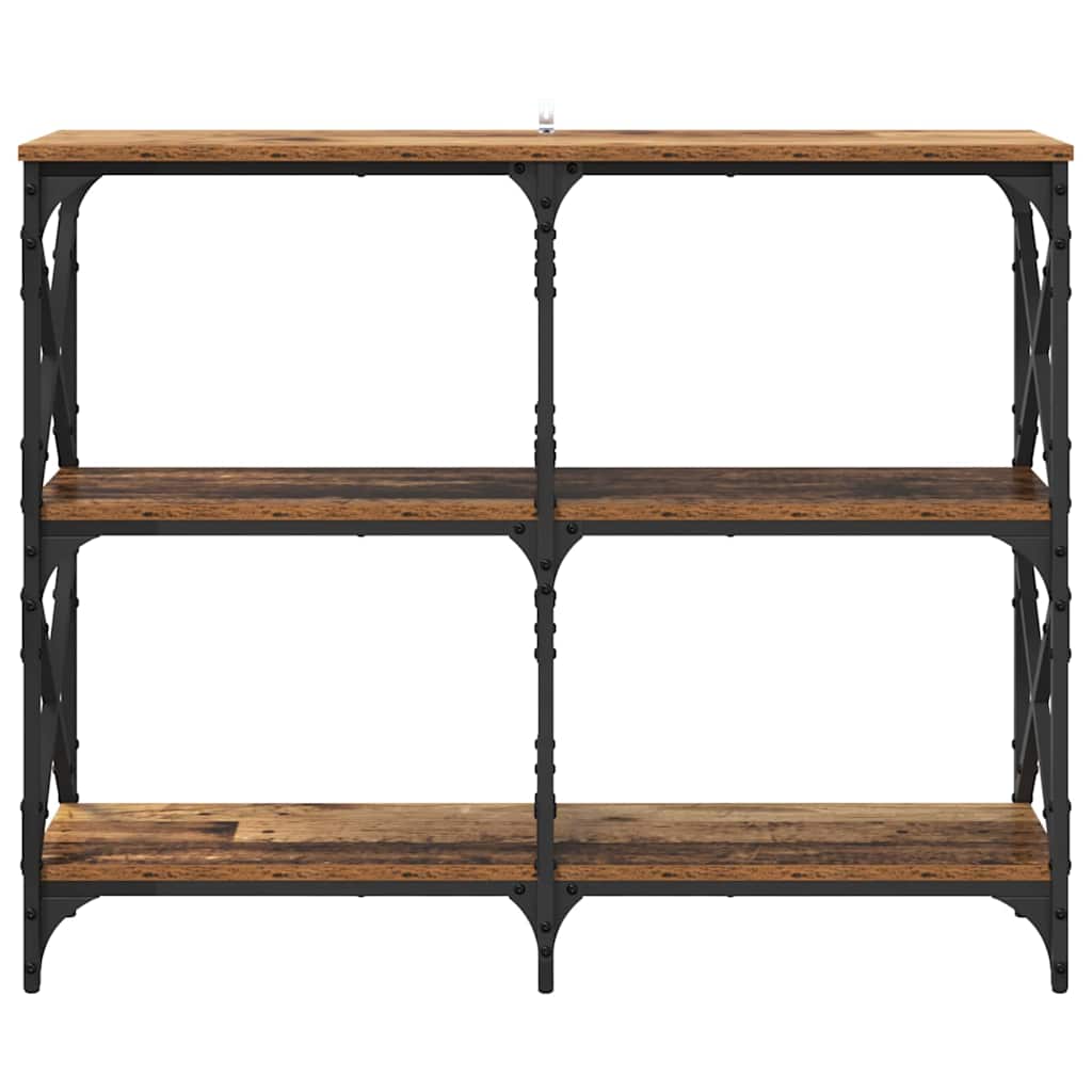 Console Table Old Wood 100 x 28 x 80.5 cm Engineered Wood