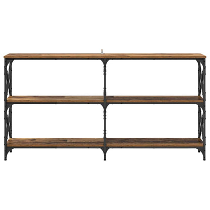Console Table Old Wood 156 x 28 x 80.5 cm Engineered Wood