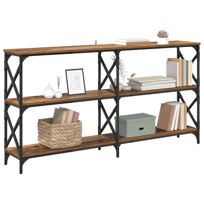 Console Table Old Wood 156 x 28 x 80.5 cm Engineered Wood