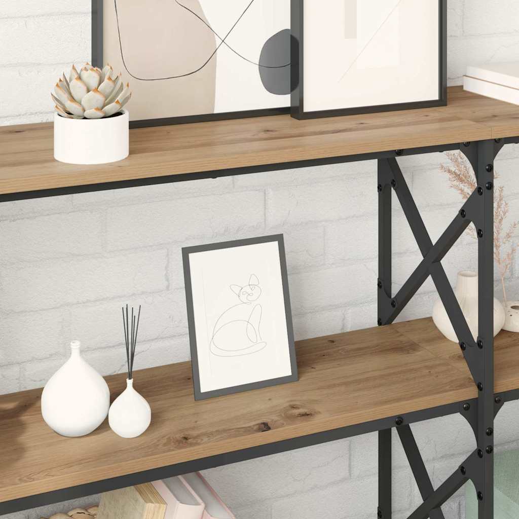 Console Table Artisan Oak 156 x 28 x 80.5 cm Engineered Wood