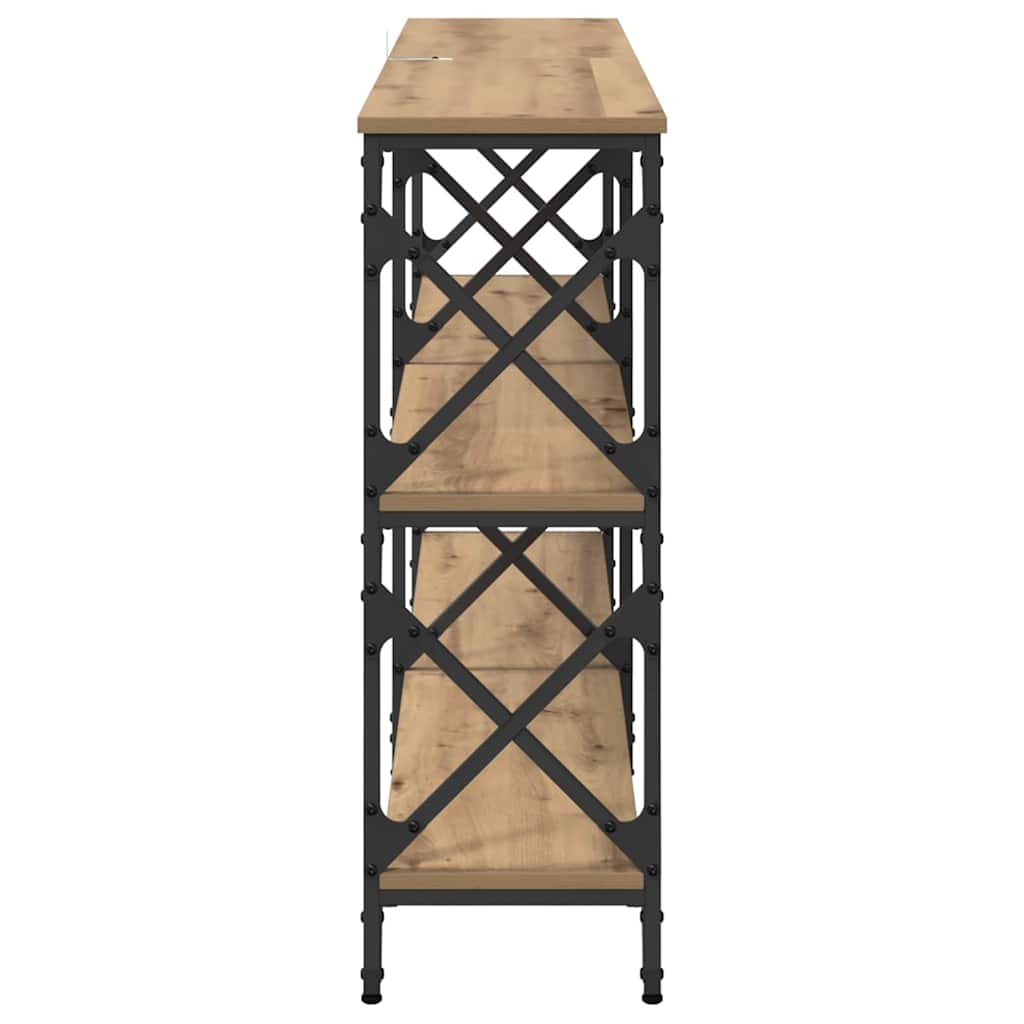 Console Table Artisan Oak 156 x 28 x 80.5 cm Engineered Wood