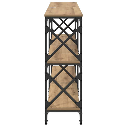 Console Table Artisan Oak 156 x 28 x 80.5 cm Engineered Wood