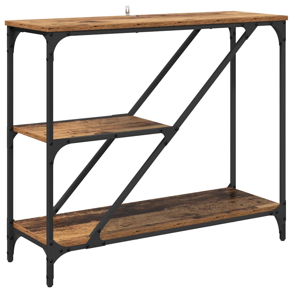 Console Table Old Wood 88.5 x 30 x 75 cm Engineered Wood