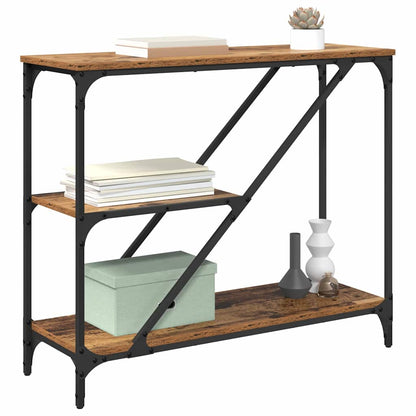 Console Table Old Wood 88.5 x 30 x 75 cm Engineered Wood