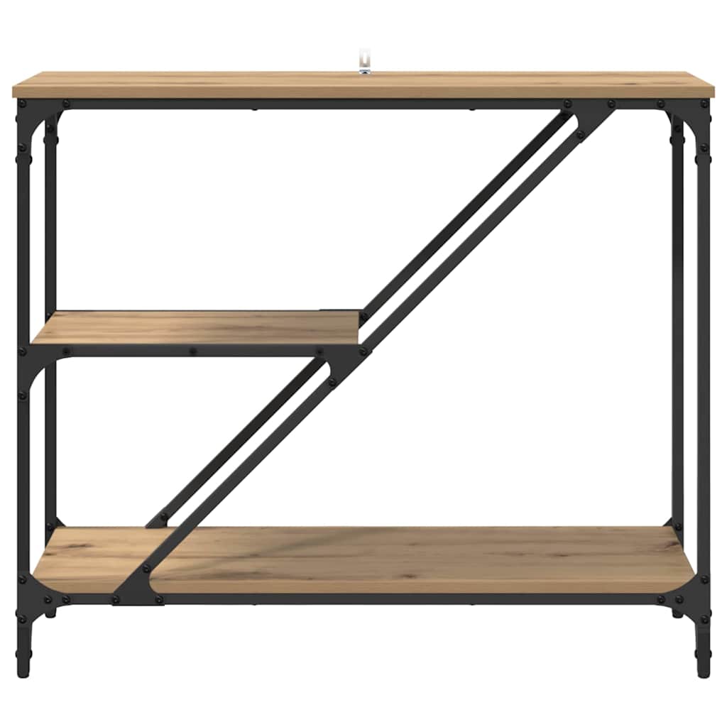 Console Table Artisan Oak 88.5 x 30 x 75 cm Engineered Wood