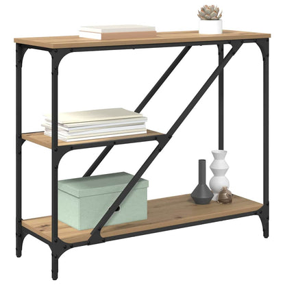 Console Table Artisan Oak 88.5 x 30 x 75 cm Engineered Wood