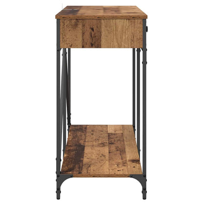 Console Table Old Wood 100 x 39 x 78.5 cm Engineered Wood