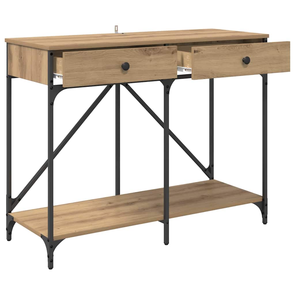 Console Table Artisan Oak 100 x 39 x 78.5 cm Engineered Wood