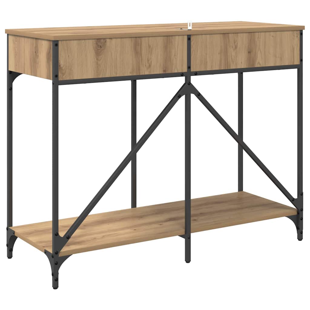 Console Table Artisan Oak 100 x 39 x 78.5 cm Engineered Wood