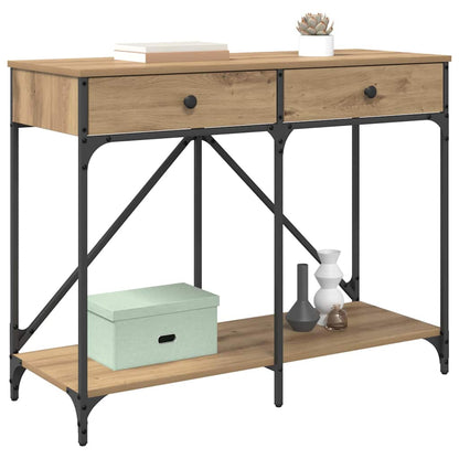 Console Table Artisan Oak 100 x 39 x 78.5 cm Engineered Wood