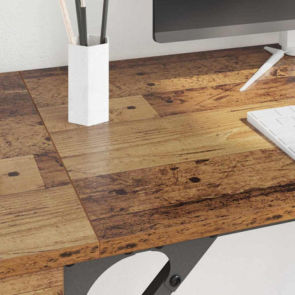 Computer Desk Old Wood 131 x 48 x 75 cm Engineered Wood