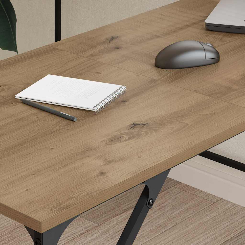 Desk Artisan Oak 149 x 149 x 75 cm Engineered Wood