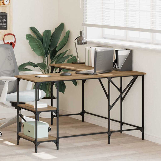 Desk Artisan Oak 139 x 139 x 75 cm Engineered Wood