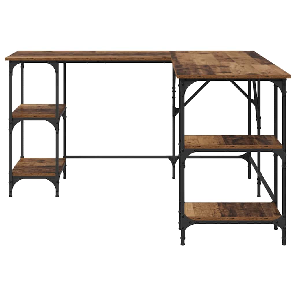 Desk Old Wood 139 x 139 x 75 cm Engineered Wood