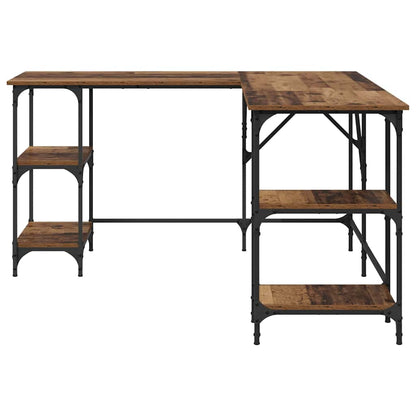 Desk Old Wood 139 x 139 x 75 cm Engineered Wood