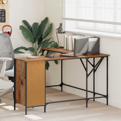 Desk Old Wood 141 x 141 x 75 cm Engineered Wood