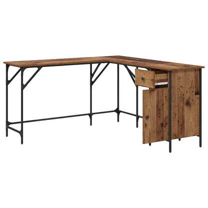 Desk Old Wood 141 x 141 x 75 cm Engineered Wood