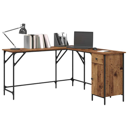 Desk Old Wood 141 x 141 x 75 cm Engineered Wood