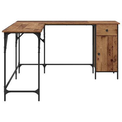 Desk Old Wood 141 x 141 x 75 cm Engineered Wood