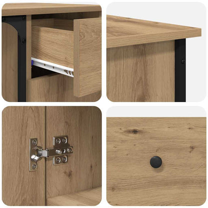 Desk Artisan Oak 141 x 141 x 75 cm Engineered Wood