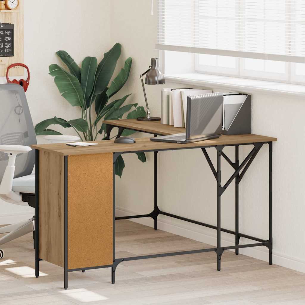 Desk Artisan Oak 141 x 141 x 75 cm Engineered Wood