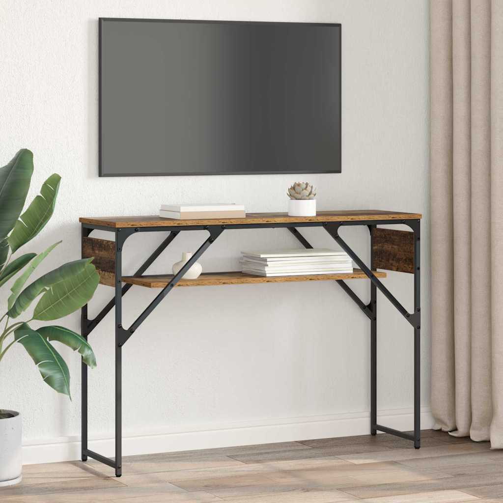 ConsoleTable Old Wood 105x30x75cm Engineered Wood