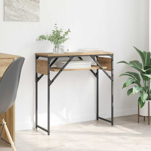 ConsoleTable Artisan Oak 75x30x75cm Engineered Wood