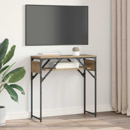 ConsoleTable Artisan Oak 75x30x75cm Engineered Wood