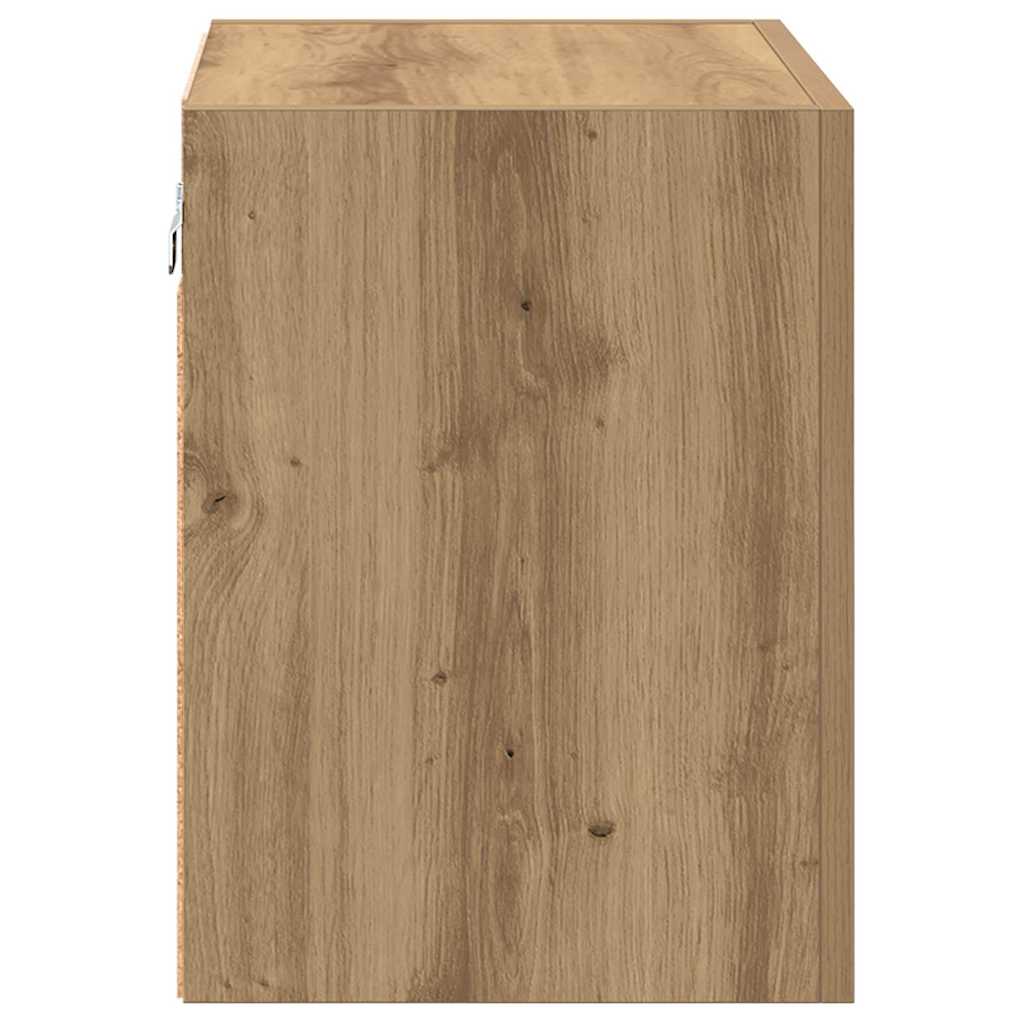 TV Wall Cabinet Artisan Oak 40.5 x 30 x 40 cm Engineered Wood