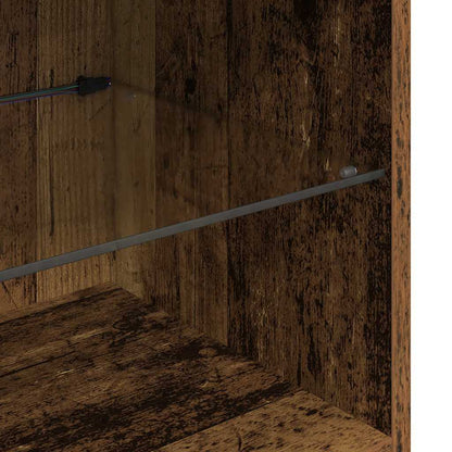 Wall-mounted TV Cabinets 2 pcs Old Wood 40.5 x 30 x 90 cm