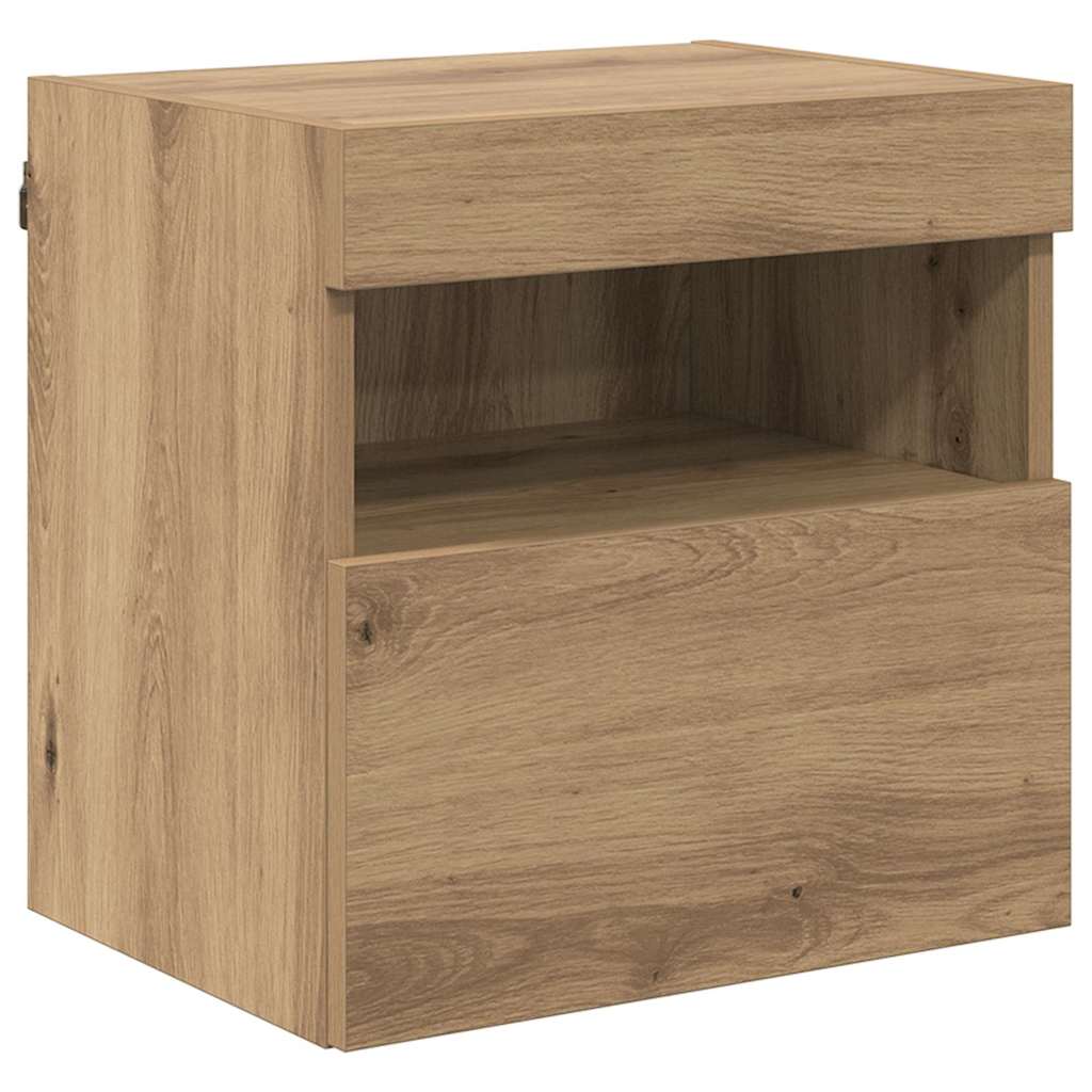TV Wall Cabinet Artisan Oak 40 x 30 x 40 cm Engineered Wood