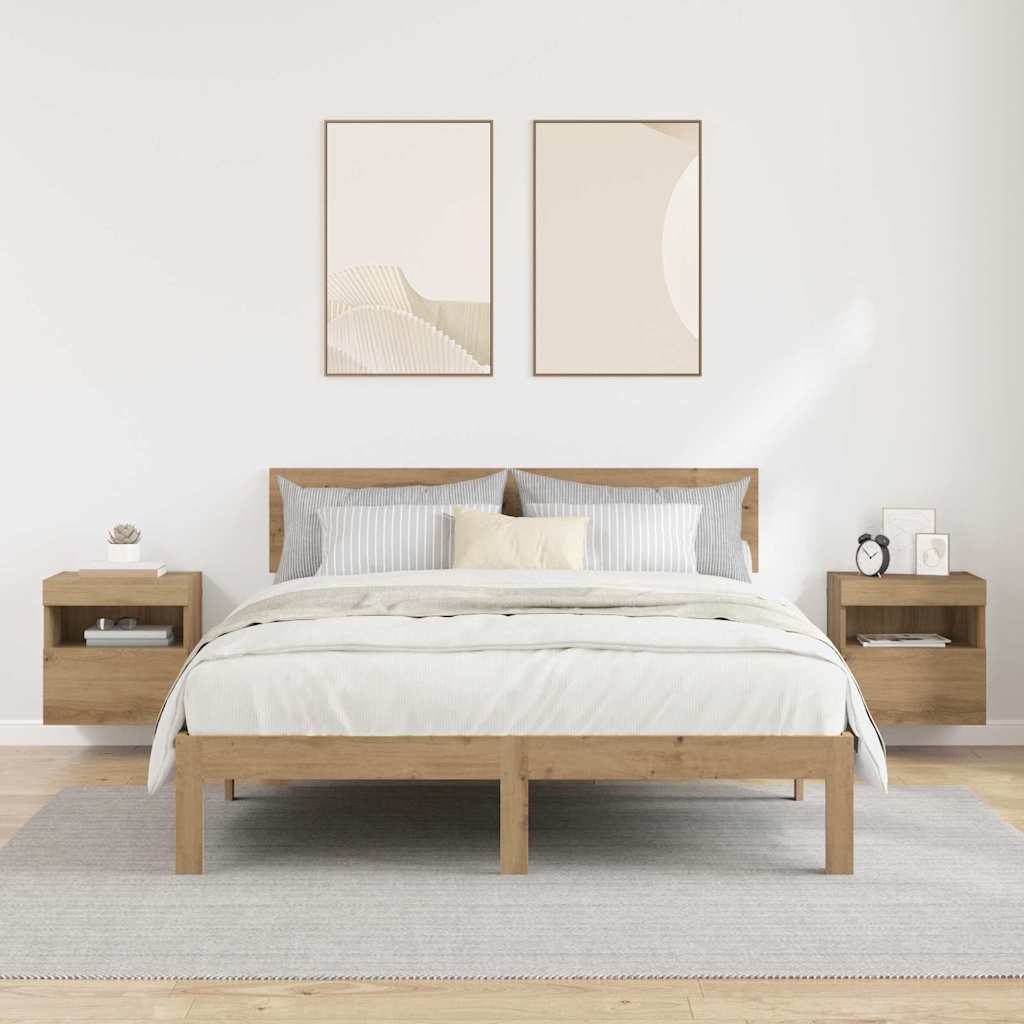 TV Wall Cabinets Wall-mounted 2 pcs Artisan Oak 40 x 30 x 40 cm