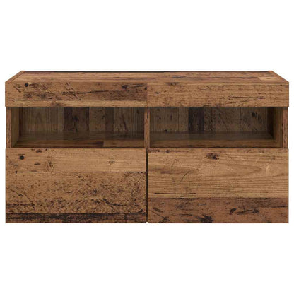 TV Wall Cabinet Old Wood 80 x 30 x 40 cm Engineered Wood