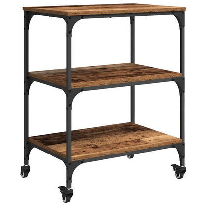Kitchen Trolley Old Wood 60 x 41 x 76 cm Engineered Wood