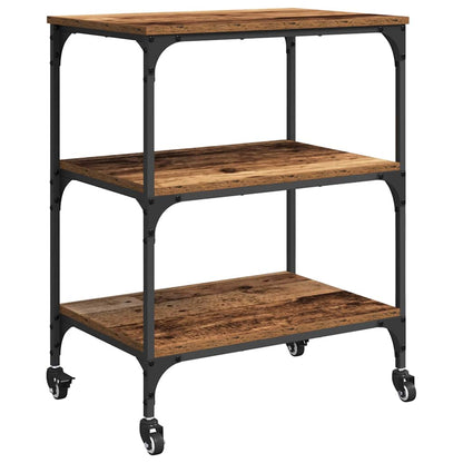 Kitchen Trolley Old Wood 60 x 41 x 76 cm Engineered Wood