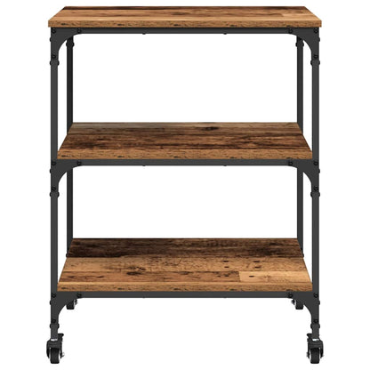 Kitchen Trolley Old Wood 60 x 41 x 76 cm Engineered Wood